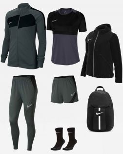 Pack Nike Academy Pro (7 productos) | Chaqueta + Pantalón de Chándal + Camiseta + Pantalón corto + Calcetines bajas + Parka + Mochilla | 