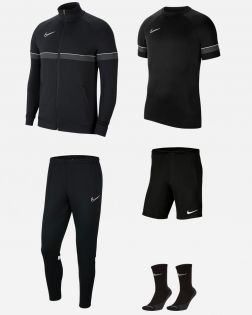 Pack Nike Academy 21 Pack (5 productos) | Chaqueta + Pantalón de Chándal + Camiseta + Pantalón corto + Calcetines bajas | 