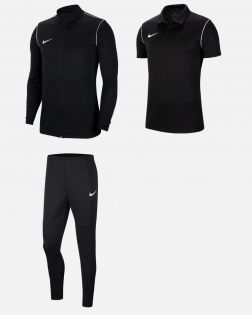 Ensemble Nike Park 20 pour Homme. Veste et Pantalon de survêtement + Polo. Pack 3 pièces
