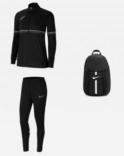 Pack Entrainement Femme Nike Academy 21 maillot, short, polo, veste, pantalon, sac, parka