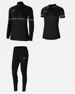 Pack Entrainement Femme Nike Academy 21 maillot, short, polo, veste, pantalon, sac, parka