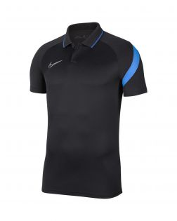 Nike Academy Pro anthracite et bleu éléctrique Polo pour homme