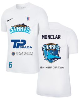 Sharks Antibes - Avant-match 22-23 (Joueurs) Camiseta de calentamiento para niño