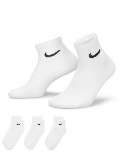 Lot de 3 paires de chaussettes Nike Everyday Blanc Lot de 3 paires de chaussettes